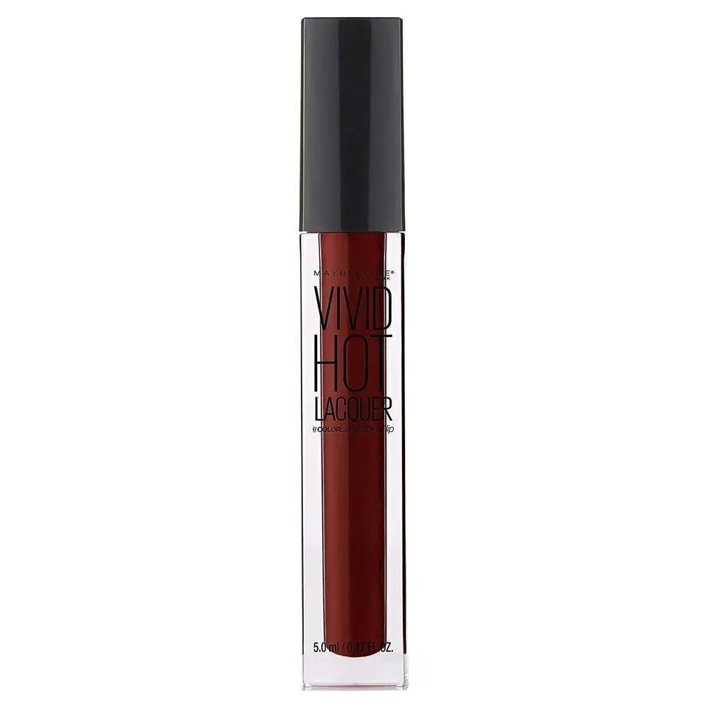 #72 Classic Maybelline Lip Gloss New York Vivid Hot Lacquer Color Sensational